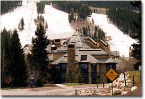 Lodge with radiant floor heating system.