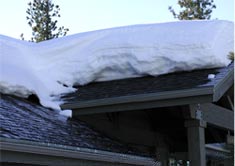 Roof DeIcing on Coyote Moon Country Club.