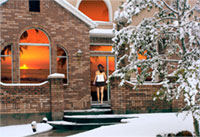 Home with electric heated floors.
